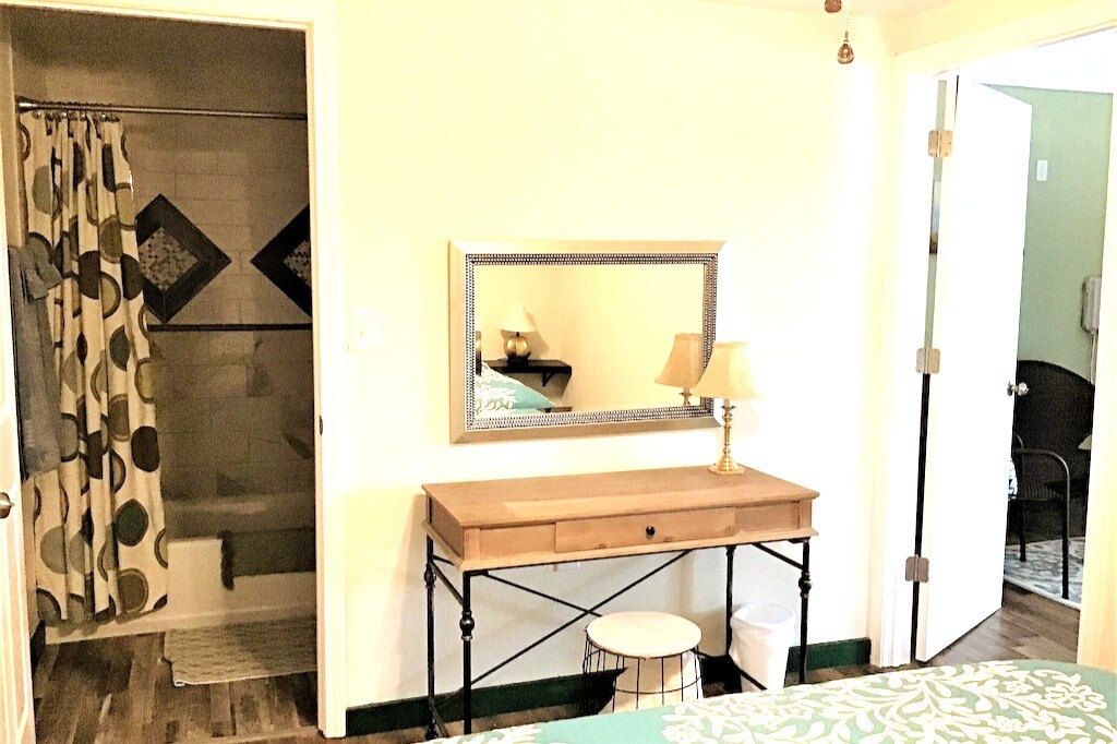 Makeup Vanity and/or Desk area.