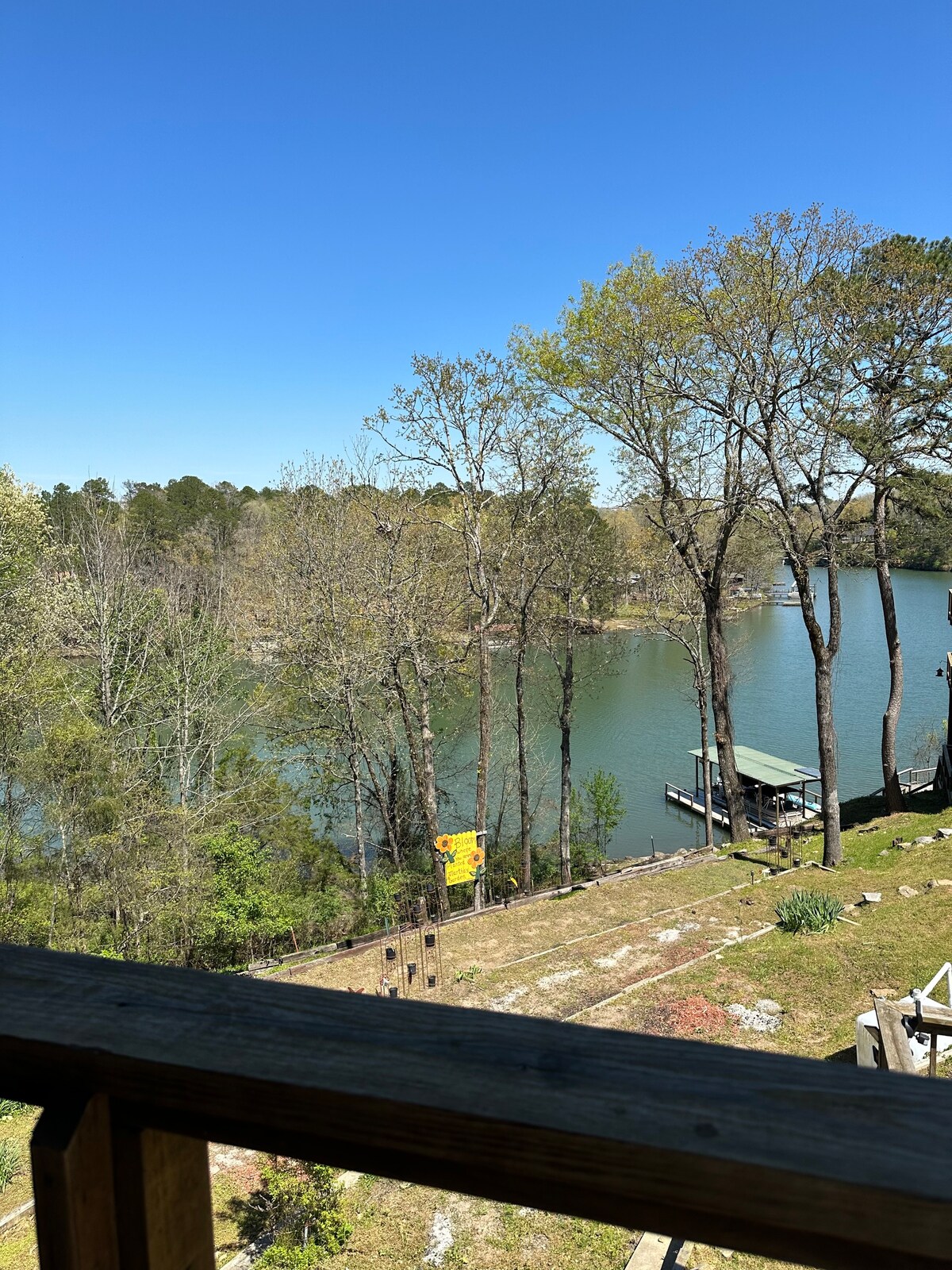 View from upstairs deck