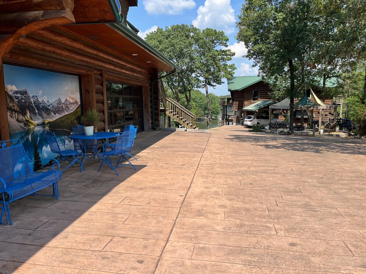 Outside view, with stairs leading up to rental.