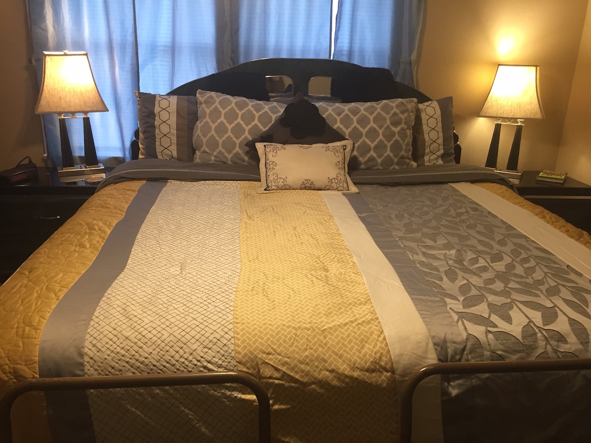 Blinds or curtains or both.