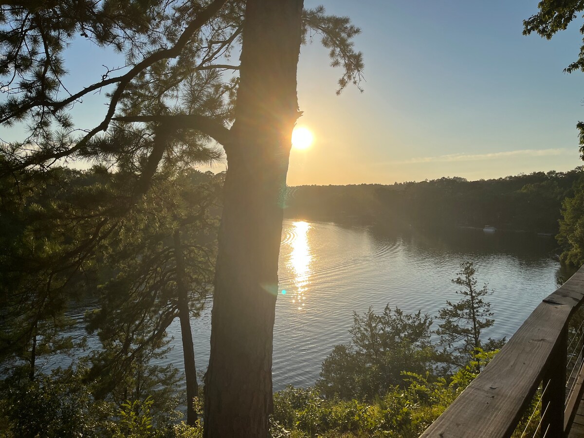 Endless sunsets off Your deck when you stay with us!